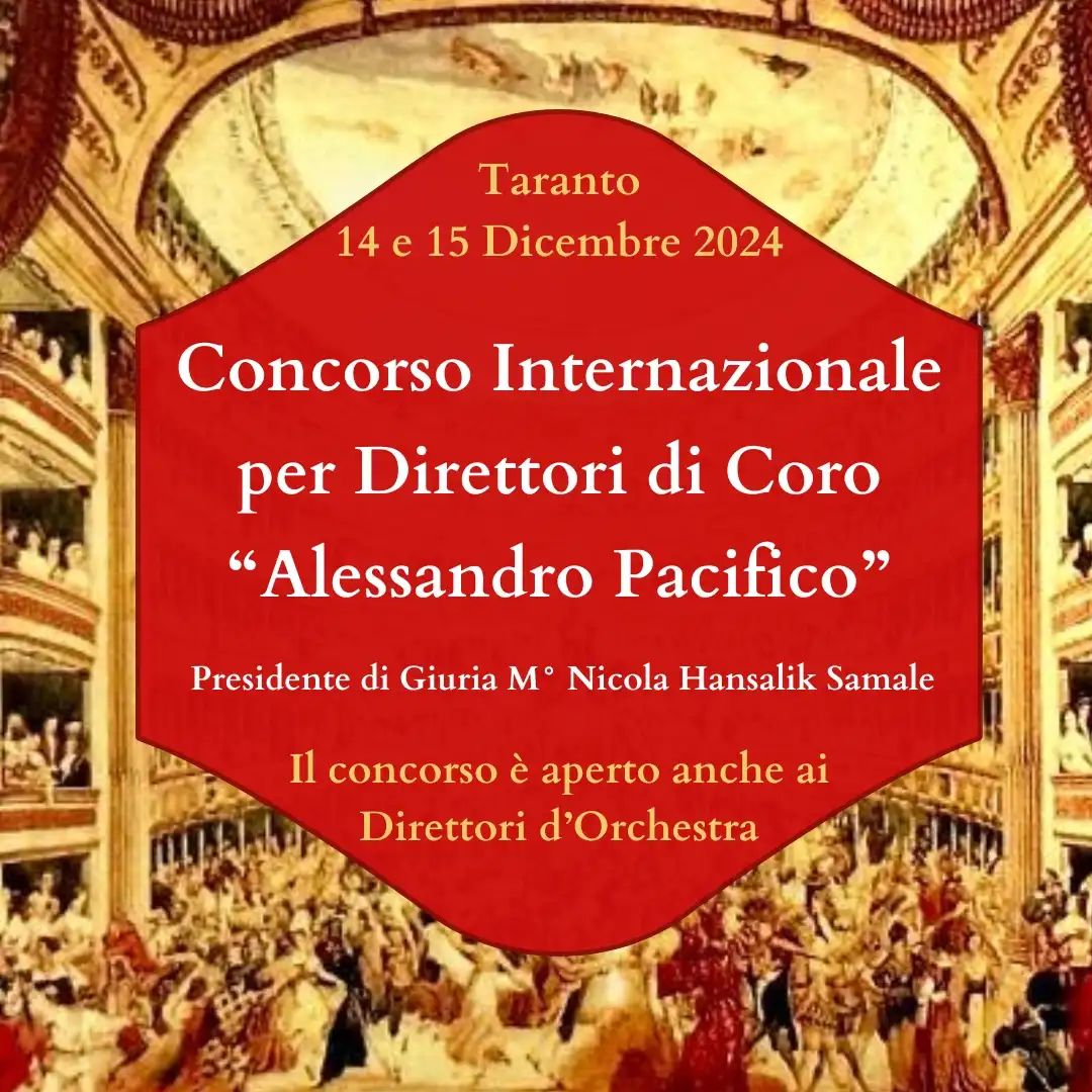 Concorso Internazionale per direttori di coro “Alessandro Pacifico”